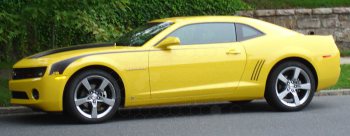 2014 to 2015 Chevy Camaro Front Side Hockey Stripes