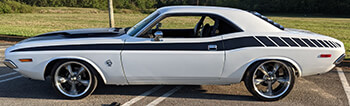 1970 to 1974 Dodge Challenger Full Length Upper Body Side Stripes
