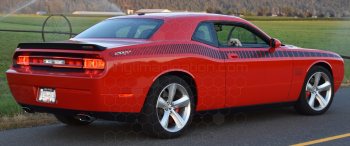 2008 Dodge Challenger Full Length AAR Stripes