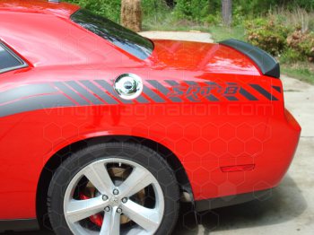 2008 Dodge Challenger Full Length Slim Upper Body Stripes