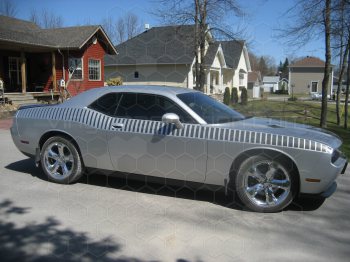 2008 Dodge Challenger Full Length Upper Body Stripes