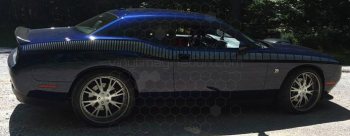 2015 Dodge Challenger Full Length AAR Stripes