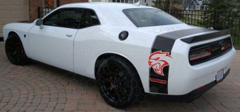 2015 to 2023 Dodge Challenger Rear Bumblebee Tail Stripes