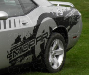 2015 to 2023 Dodge Challenger Drag Pack Splatter Stripes