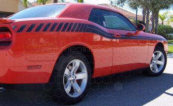 2015 to 2023 Dodge Challenger Full Length Slim Upper Body Stripes