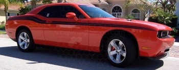 2015 Dodge Challenger Full Length Slim Upper Body Stripes