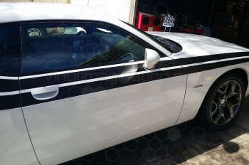 2015 to 2023 Dodge Challenger Full Length Upper Body Stripes