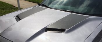 2015 Dodge Challenger Hood Intake Power Bulge Stripes
