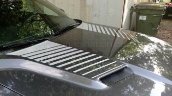 2015 Dodge Challenger Hood Intake Power Bulge Stripes