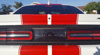 2015 to 2023 Dodge Challenger Rally Racing Dual Stripes Kit