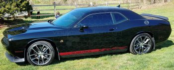 2015 Dodge Challenger Rocker Panel Stripes