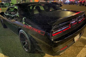 2015 to 2023 Dodge Challenger Yellow Jacket Style Beltline Stripes