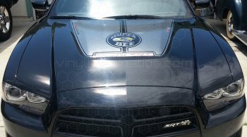 2011 to 2014 Dodge Charger SRT-8 Hood Decals