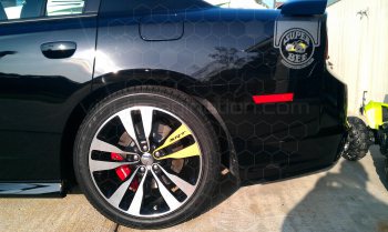 2011 Dodge Charger Super Bee Tail Stripes