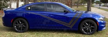 2015 to 2023 Dodge Charger Hood to Fender Deep Z Stripes