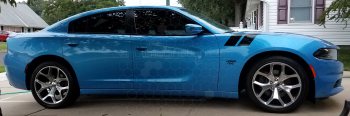 2015 to 2023 Dodge Charger Hood to Fender Hash Stripes
