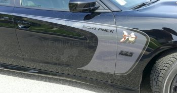 2015 to 2023 Dodge Charger Outer Scallop Swooshes