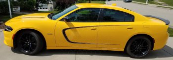 2015 to 2023 Dodge Charger Side Scallop Accent Stripes