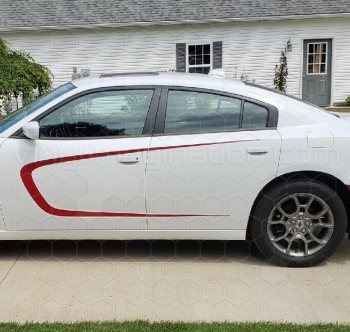 2015 Dodge Charger Side Scallop Accent Stripes