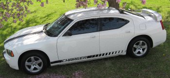 2006 to 2010 Dodge Charger Rocker Panel Stripes