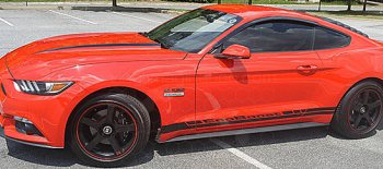 2015 to Present Ford Mustang Rocker Panel Stripes