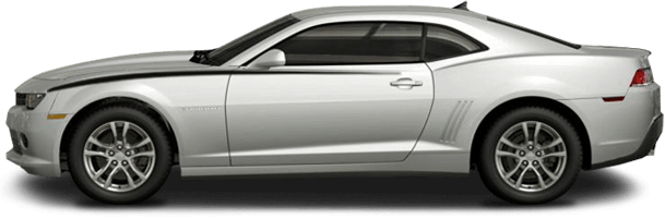 2014-2015 Camaro Front Upper Accent Stripes on vehicle image.