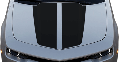 2014-2015 Camaro OEM Style Hood Decal on vehicle image.