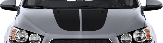Chevy Sonic 2012 to 2020 Hood Main Decals