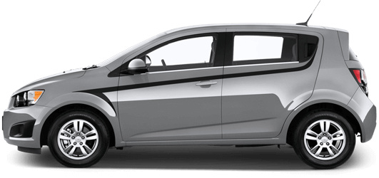 Chevy Sonic 2012 to 2020 Upper Barb Stripes