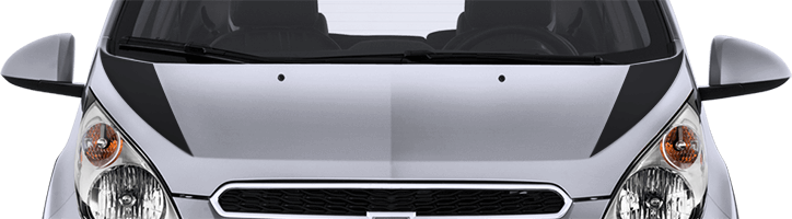 Image of Hood Spears on 2013 Chevy Spark