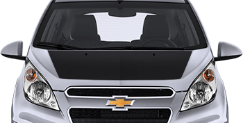 Image of Main Hood Decal on 2013 Chevy Spark