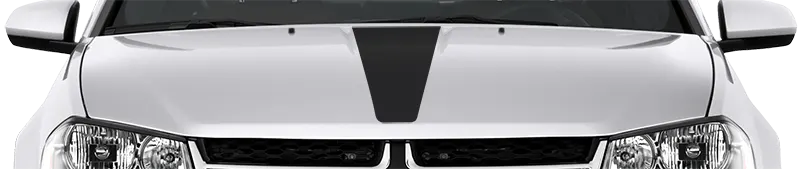 2008-2014 Avenger Hood Center Stripe on vehicle image.