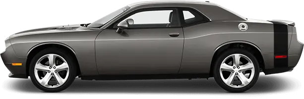 Image of Rear Bumblebee Tail Stripes on 2015 Dodge Challenger