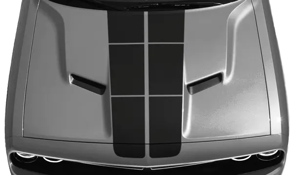 Dodge Challenger 2015 to 2023 Blacktop '16 Rally Stripes Kit