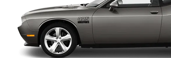 Dodge Challenger 2015 to 2023 Front Fender Callouts