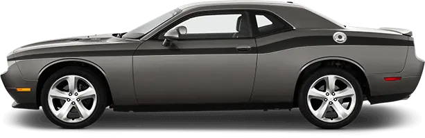 Dodge Challenger 2015 to 2023 Full Length Slim Upper Body Stripes