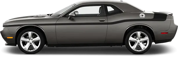 Dodge Challenger 2015 to 2023 MOPAR 14 Style Side and Trunk Stripes