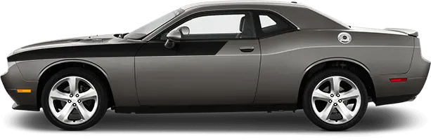 Dodge Challenger 2015 to 2023 Front Upper Body Partial Stripes