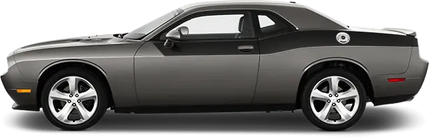 Dodge Challenger 2015 to 2023 Rear Upper Body Partial Stripes