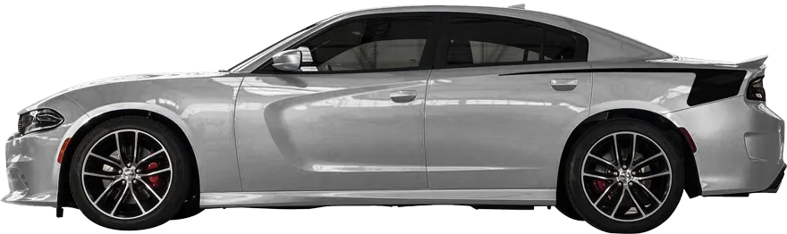 2015-2023 Charger Rear Quarter Hockey Stripes on vehicle image.