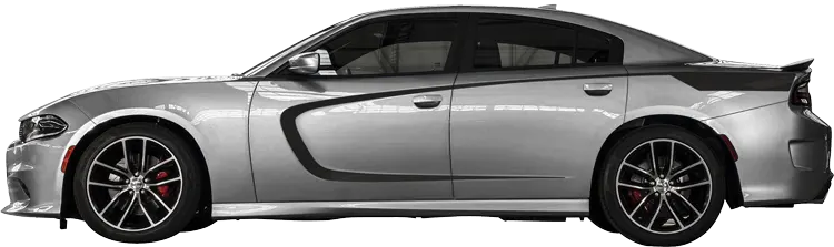 Dodge Charger 2015 to 2023 Side Scallop Accent Rear Quarter Stripes