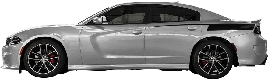 Dodge Charger 2015 to 2023 Rear Quarter Straight Edge Razor Stripes