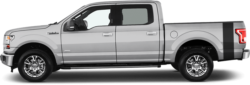 Image of Bed Side Tail Stripes on 2015 Ford F-150
