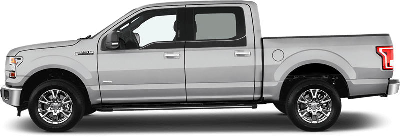 2015-2020 F-150 Upper Door Accent Side Stripes on vehicle image.