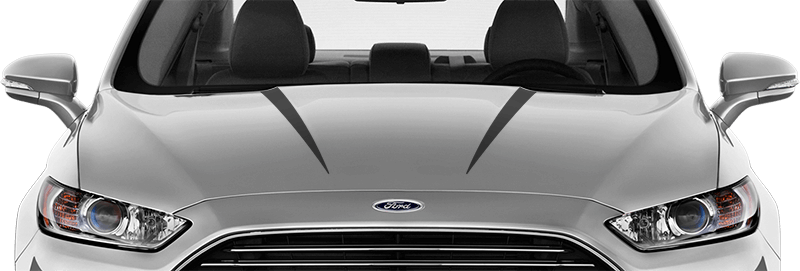 Ford Fusion 2013 to 2020 Hood Spear Stripes