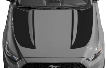 Image of Inverted Spear Hood Stripes on the 2015 Ford Mustang
