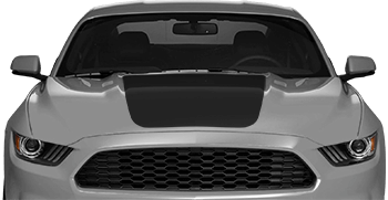 Image of Main Hood Decals on the 2015 Ford Mustang